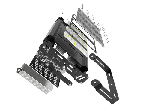 80W-250W IP65 LED Yard Projektör Armatürleri Çok Amaçlı